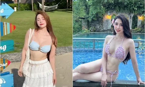 "Cá sấu chúa" Quỳnh Nga mặc bikini da trắng nõn nà, đẹp phơi phới sau một đời chồng, vẫn muốn yêu hết lòng