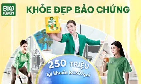 Khác biệt đến từ 250 triệu lợi khuẩn BC30 là minh chứng khoa học trong từng gói Bio Concept Kombucha