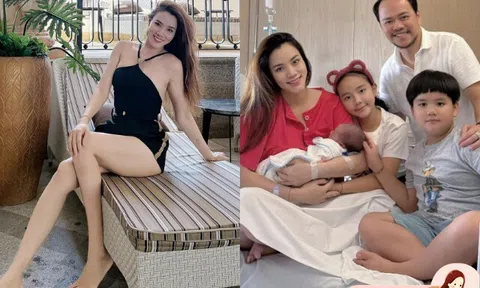 Mỹ nhân Bắc Ninh rời showbiz ở ẩn 10 năm, giờ U40 sinh con thứ 3 cho chồng đạo diễn, làm mẹ sung sướng