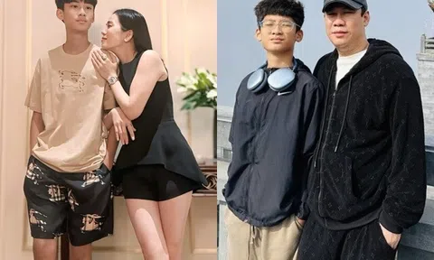Con trai của Lệ Quyên được mẹ tháp tùng như trợ lý khi thi đấu, vi vu khắp nước Mỹ khiến bố doanh nhân thấy nhớ