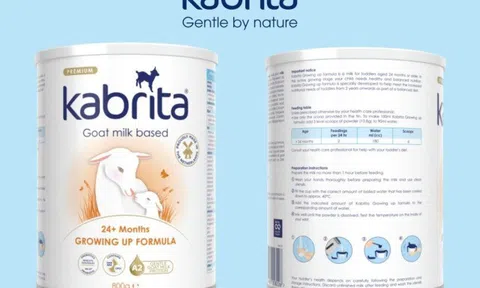 Sữa dê Kabrita từ Hà Lan: Êm bụng, dễ tiêu, dịu lành