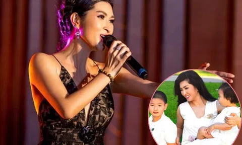 Có 2 con khác bố, ca sĩ Hồng Nhung đặt tên cho con trai và con gái khiến nhiều người ấn tượng