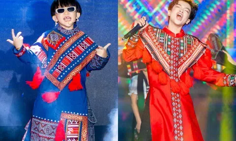 "Em bé chất" Xệ Xệ, ca sĩ nhí Cao Phú Quý "đốt cháy" ngày hội Tây Bắc