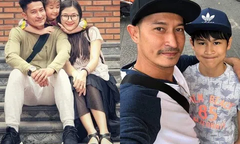 Huy Khánh đi ăn với vợ cũ nhưng chỉ để ý nụ cười của một cô gái, bồi hồi nhìn lại lúc nhỏ của quý tử 20 tuổi