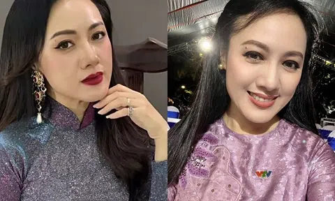 Sao Việt 24h: BTV Hoài Anh "lột xác" khi trang điểm đậm, khác hẳn vẻ trong trẻo ngày thường