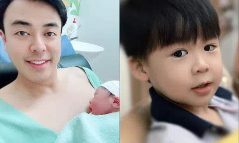 MC Tuấn Tú sinh 2 con với mỹ nhân gia thế "khủng", nay các bé rõ nét điển trai chuẩn gen của bố "nam thần"