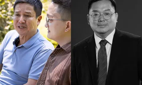 NSƯT Chí Trung đưa con trai đến viếng ông Hoàng Nam Tiến: "Hàng người dài dằng dặc, giàn giụa nước mắt"