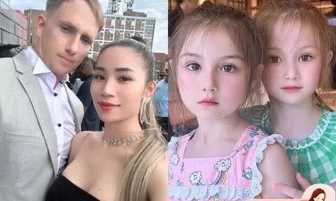 9X Bình Dương lấy thầy giáo Tây sinh 2 con gái đẹp như tượng, ủng hộ con về Việt Nam thi Hoa hậu