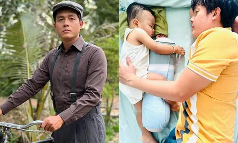 Sao "Cổng Mặt Trời" cưới vợ Việt kiều nhưng thui thủi một mình, nhắn gửi: "Anh mệt mỏi lắm" khi chăm quý tử giống hệt bố