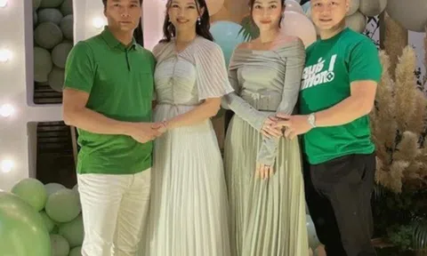 2 Á hậu Việt là chị em ruột cùng “gu” lấy đại gia hơn nhiều tuổi, hay để 2 chồng diện đồ đôi, cảnh làm mẹ cũng hệt nhau