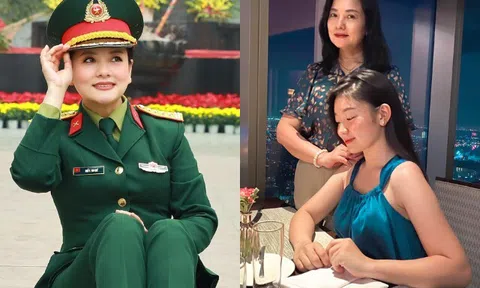 NSND mang hàm Đại tá khoe dáng nóng bỏng ở tuổi ngoài 50, sinh được 2 con "cực phẩm" với chồng giám đốc