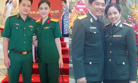 2 nghệ sĩ quân đội kết hôn với bạn đời là thủ trưởng trong đơn vị: Thiếu tá Huyền Sâm từng "nóng mặt" vì bị góp ý