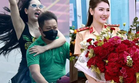 "Girl phố" Hồ Gươm gây sốt MXH hóa ra là Thiếu tá công an: Mệnh danh "hoa khôi" của ngành, viên mãn bên chồng và 2 con