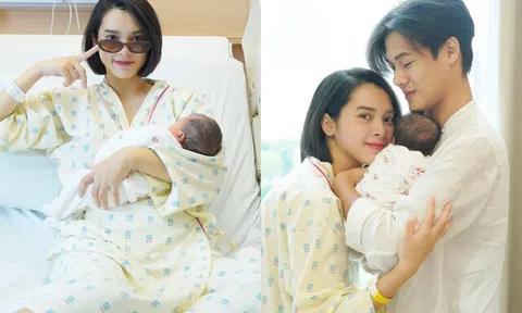 Quỳnh Lương sinh con với thiếu gia Trà Vinh: Khoe ảnh đi đẻ "bao ngầu", đặt tên em bé ai đọc cũng khen hay