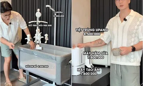 Vợ chồng Ngô Thanh Vân chi 100 triệu mua đồ sơ sinh bày kín nhà, hội mẹ bỉm nhìn liền phán "thể nào cũng vứt xó", mách một thứ rẻ tiền cần thiết