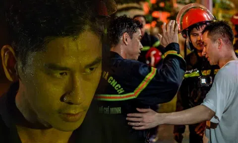Trung tá Công an làm bùng nổ MXH với 10 giây lạnh lùng trong "Chiến sĩ quả cảm", được dàn nghệ sĩ nhận làm "ba nuôi"
