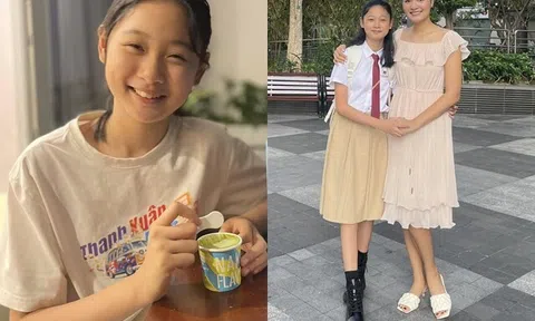 Hoa hậu Hương Giang đưa 2 con gái về quê nội ở Trung Quốc, ái nữ đầu lòng 12 tuổi cao lớn, đi giày size 41