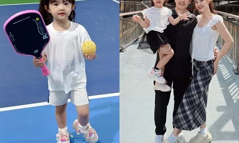 Sao Việt 24h: Winnie nhà Đông Nhi - Ông Cao Thắng 5 tuổi đã ra sân chơi pickleball, khuôn mặt xinh xắn như búp bê