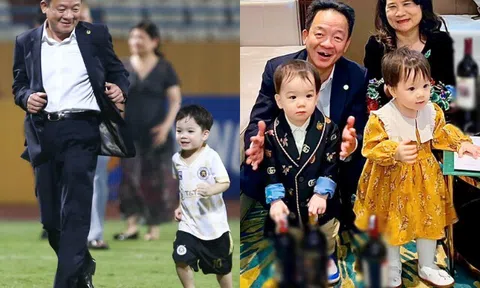 2 cháu nội Bầu Hiển chính thức vào lớp 1: Được bố đầu tư chuẩn "rich kid", lớn lên trong biệt thự trăm tỷ đồng