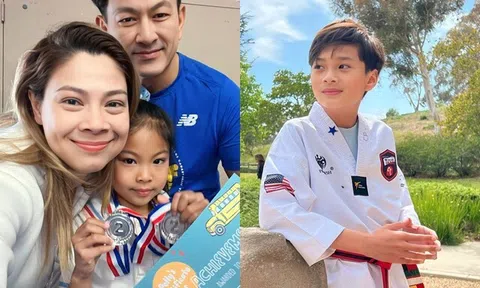 Thanh Thảo "mát lòng" vì thành tích của 2 con, ái nữ quốc tịch Mỹ đạt điểm tiếng Anh cao nhất, quý tử vào lớp chuyên toán