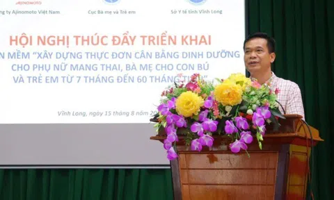 Ajinomoto Việt Nam đồng hành chăm sóc dinh dưỡng cho bà mẹ và trẻ nhỏ cùng y tế Vĩnh Long