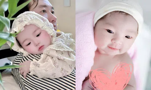 "Thiên thần" đáng yêu ai nhìn cũng mê hóa ra là con gái của diễn viên nổi tiếng VTV, 1 bức ảnh hút nghìn like