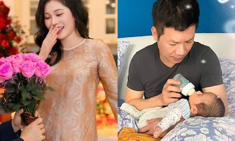 Á hậu 5 con đẹp quyến rũ bảo sao chồng quỳ gối "xin gia hạn hôn nhân", khoe dàn quý tử chuẩn gen bố "cá mập"