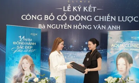 Aqua Clinic đón cổ đông Gen Z: Tư duy mới, phong cách mới, dẫn đầu xu hướng làm đẹp cao cấp