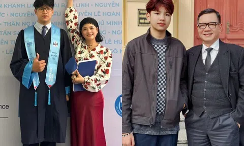 NSND mang hàm Đại tá khoe con trai đỗ Đại học Luật Hà Nội, quý tử trên 1m8 điển trai nhờ gen bố là NSƯT