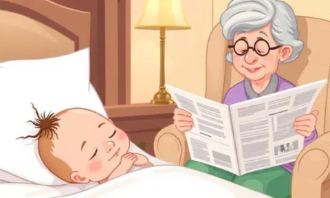 Trong 10 giây, người tinh tế mới nhận ra lỗi sai của bà ngoại khi chăm cháu sơ sinh ở bức hình