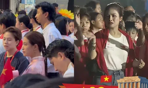 Dàn sao diễu hành sơ duyệt A80: Đen Vâu e thẹn đứng cạnh Hoàng Thùy Linh, Dương Hoàng Yến đi lạc vào khối Thiếu nhi