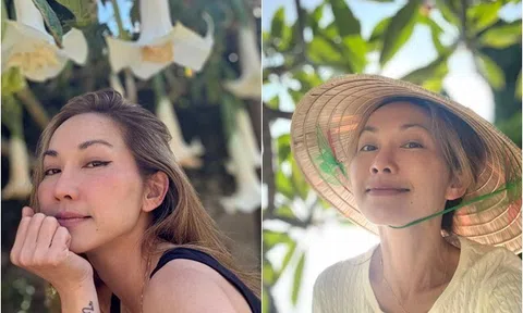 "Em gái Tăng Thanh Hà" sống giản dị với niềm vui trong khu vườn ở Mỹ, khoe loài hoa chỉ nở về đêm