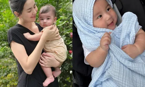 MC Mai Ngọc bị tràn dịch khớp gối sau sinh, gồng gánh khi bế con trai đầu lòng