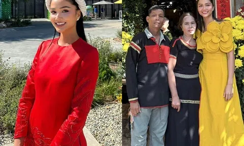 H'Hen Niê khoe được phát 1 triệu 4 nhân dịp lễ Quốc khánh, gia đình 14 nhân khẩu phấn khởi như ngày Tết
