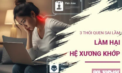 3 thói quen sai lầm "thầm lặng" đang hủy hoại hệ xương khớp của bạn mỗi ngày
