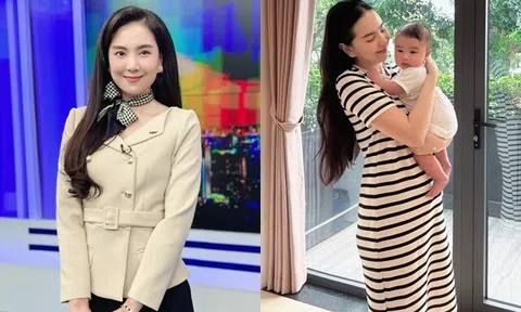 Mai Ngọc phản ứng khi được khen "xinh nhất VTV", bất lực khi tìm lại vóc dáng mảnh mai sau khi sinh con cho chồng thiếu gia