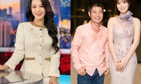 Á hậu có bằng Thạc sĩ là BTV xinh đẹp của VTV, thoải mái gọi NSND Công Lý là "em" dù kém 13 tuổi