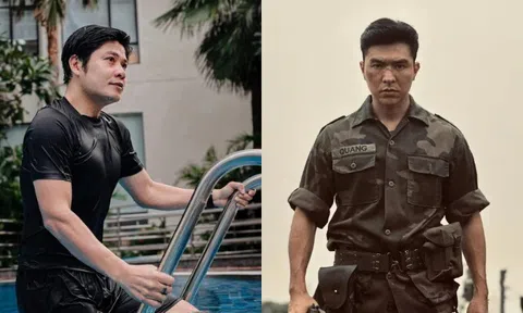 Nguyễn Văn Chung nói "chủ động không casting" vai Quang trong "Mưa Đỏ", bố đơn thân U50 khoe cơ bắp khiến dân tình xuýt xoa