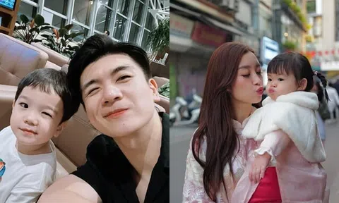 Sao Việt 24h: Cháu trai bầu Hiển nháy mắt điệu nghệ, Hoa hậu Đỗ Mỹ Linh "ghen tị" vì con gái không hợp tác