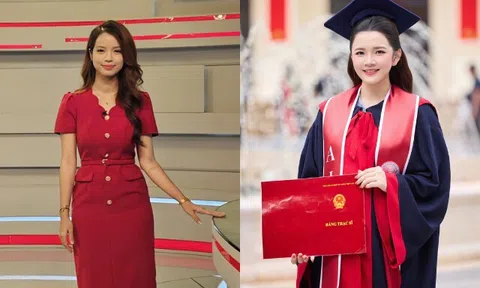 2 nữ MC "tuổi trẻ tài cao" của VTV: Người giành học bổng Mỹ nay lên dẫn Vietnam Today, người là Thạc sĩ Báo chí