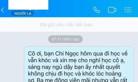 Nuôi cô con gái “sống trong môi trường chưa từng bị quát” giờ đi học lớp 1 hoảng sợ, mẹ Hà Nội nhắn tin cho cô giáo khiến CĐM tranh cãi