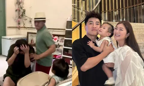 Thấy mẹ bị bố "tác động vật lý", con gái diễn viên Thanh Trúc mới 14 tháng tuổi đã có hành động "mát lòng"