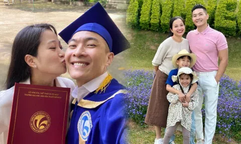 Cặp Thạc sĩ Văn hóa tài năng của Vbiz: Chồng là "hoàng tử xiếc", vợ làm BTV hiếm hoi tác nghiệp trên trực thăng không quân