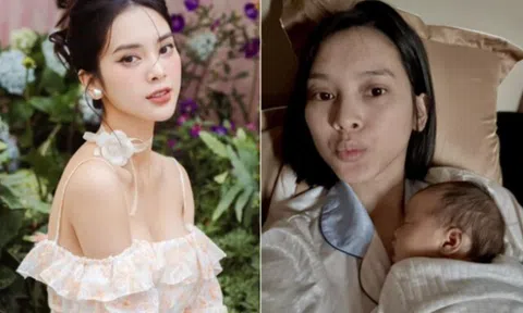 Lấy thiếu gia Trà Vinh, Quỳnh Lương vẫn đầu bù tóc rối vì chăm con, bị hỏi "Sao có tiền không thuê người giúp việc?"