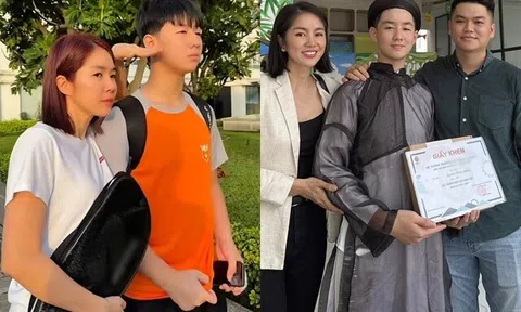 Lê Phương vui cả ngày khi biết con trai 13 tuổi đạt 1m81, quý tử cao nhờ "hạt giống tốt" và được nuôi dưỡng đúng cách