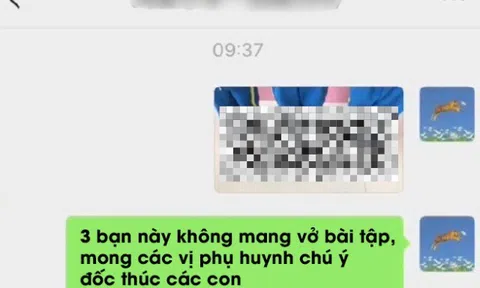 Cô giáo tiểu học đăng ảnh “bêu xấu” 3 học sinh trong nhóm lớp, phụ huynh nhìn hình phản ứng "ngược"