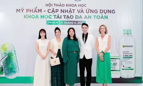 Garnier kết hợp cùng Hội da liễu TP.HCM tổ chức Hội thảo Ứng dụng khoa học trong chăm sóc da