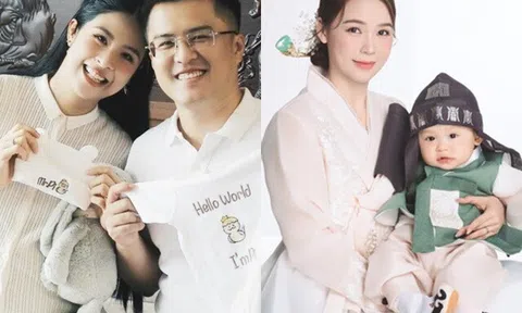 2 sao Việt gặp hiện tượng hiếm khi sinh con: Người có em bé lai, người mong quý tử thi toán quốc tế