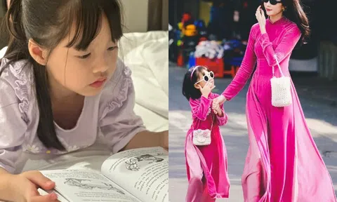 Hoa hậu Đặng Thu Thảo khoe "bình rượu mơ" chăm học tập, tiểu thư hào môn hưởng trọn nét đẹp "thần tiên tỷ tỷ" từ mẹ