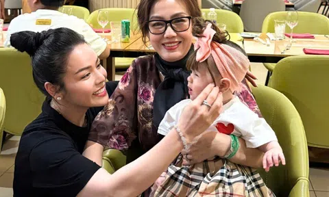 Nhật Kim Anh bế con gái về Cần Thơ thăm bố mẹ chồng cũ, bạn gái mới của doanh nhân Bửu Lộc cũng có mặt